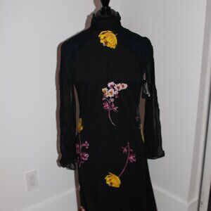 r & k originals dress black flowers